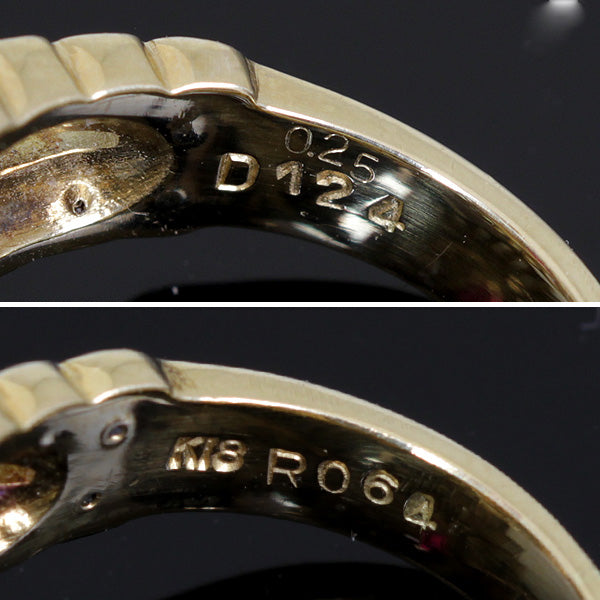 美品『USED』 K18 
リング・指輪
 ルビー 0.64 7.7g