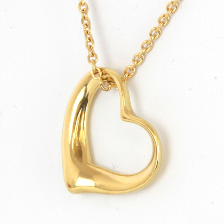 『USED』 K18 
TIFFANY&Co.  エルサ・ペレッティ オープンハート ネックレス
 15g