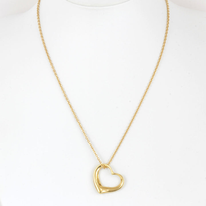 『USED』 K18 
TIFFANY&Co.  エルサ・ペレッティ オープンハート ネックレス
 15g
