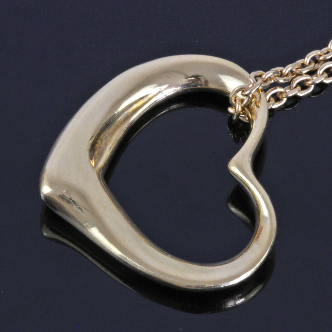 『USED』 K18 
TIFFANY&Co.  エルサ・ペレッティ オープンハート ネックレス
 15g