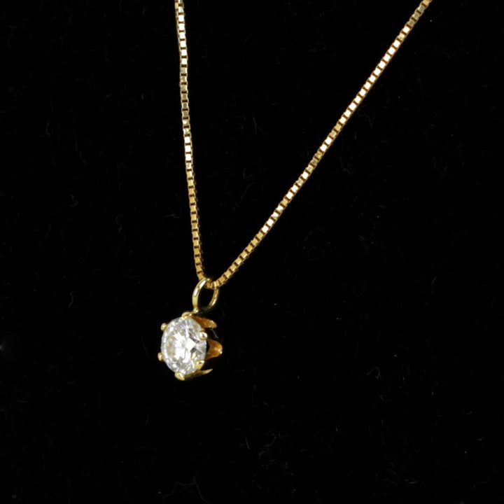 美品『USED』 K18/ダイヤモンド  
ネックレス
 ダイヤモンド 0.21 1.2g