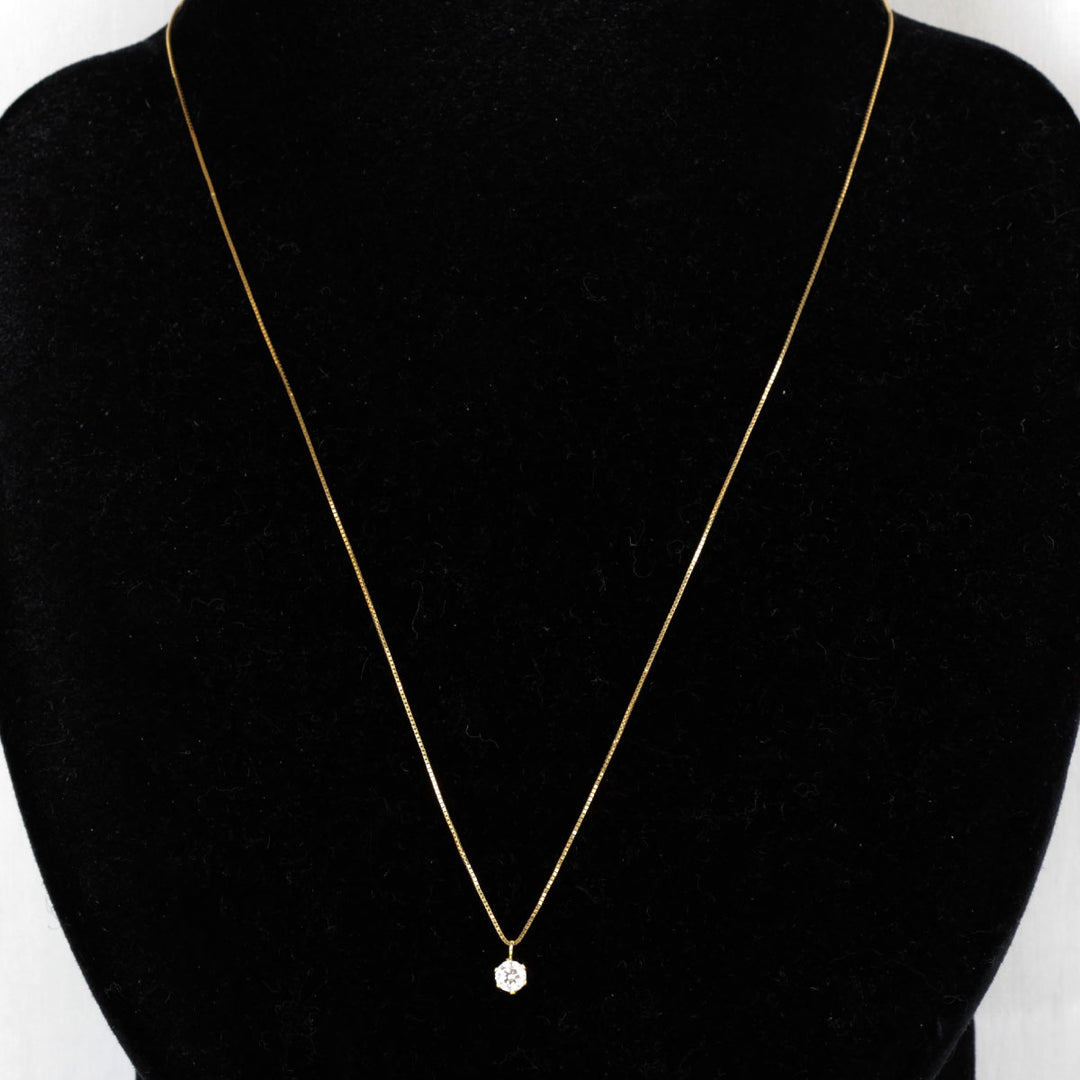 美品『USED』 K18/ダイヤモンド  
ネックレス
 ダイヤモンド 0.21 1.2g