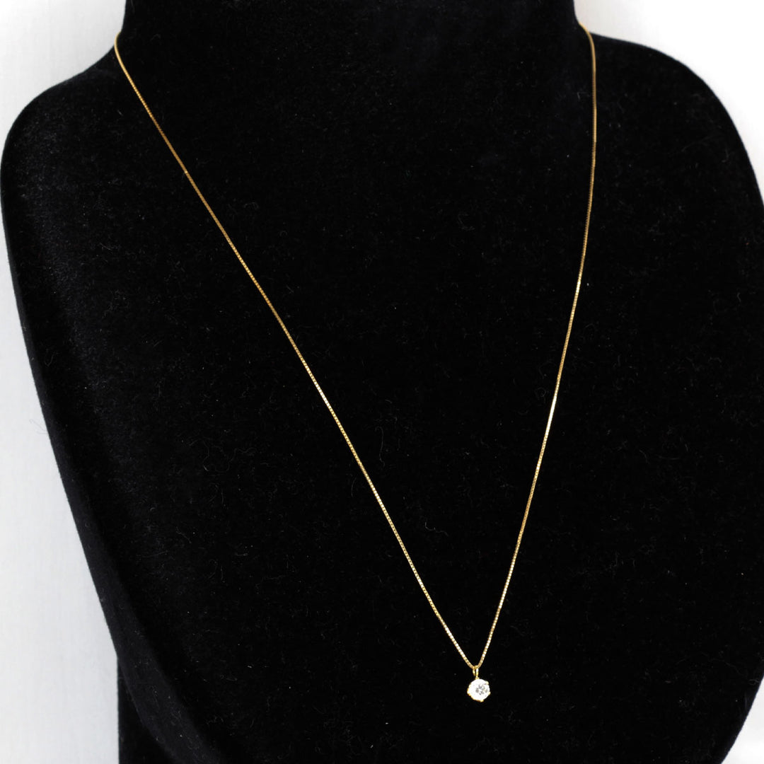 美品『USED』 K18/ダイヤモンド  
ネックレス
 ダイヤモンド 0.21 1.2g