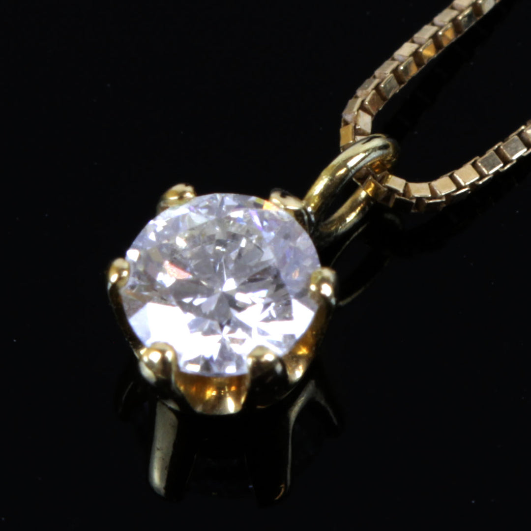 美品『USED』 K18/ダイヤモンド  
ネックレス
 ダイヤモンド 0.21 1.2g