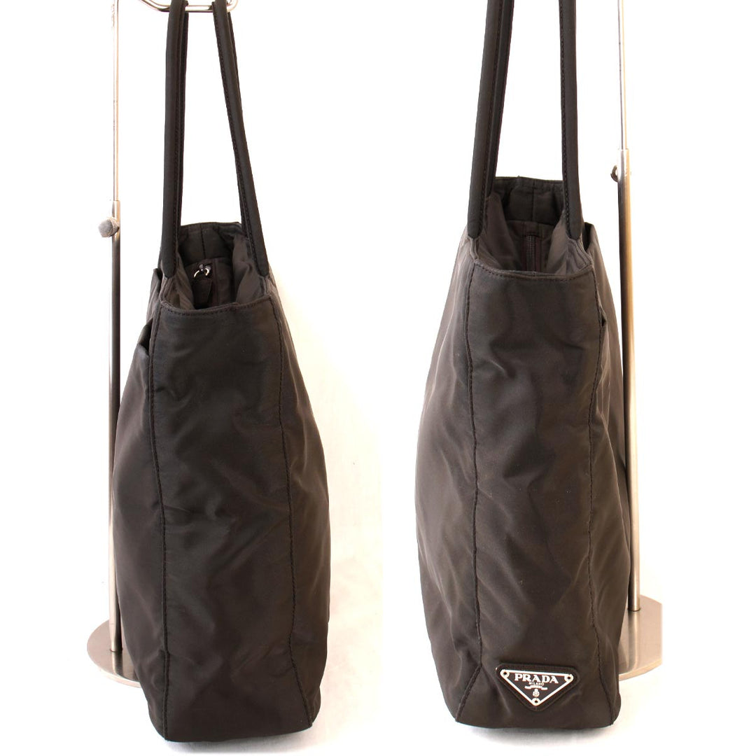 『USED』 
PRADA プラダ 
 B8489 トートバッグ 
ナイロン カーキ