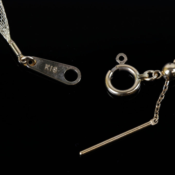 美品『USED』 K18/パール  
ネックレス
 3.7g