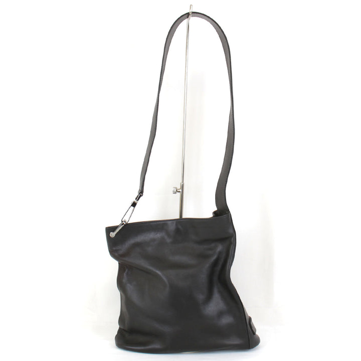 『USED』 
GUCCI グッチ 
 91761 ショルダーバッグ 
レザー ブラック