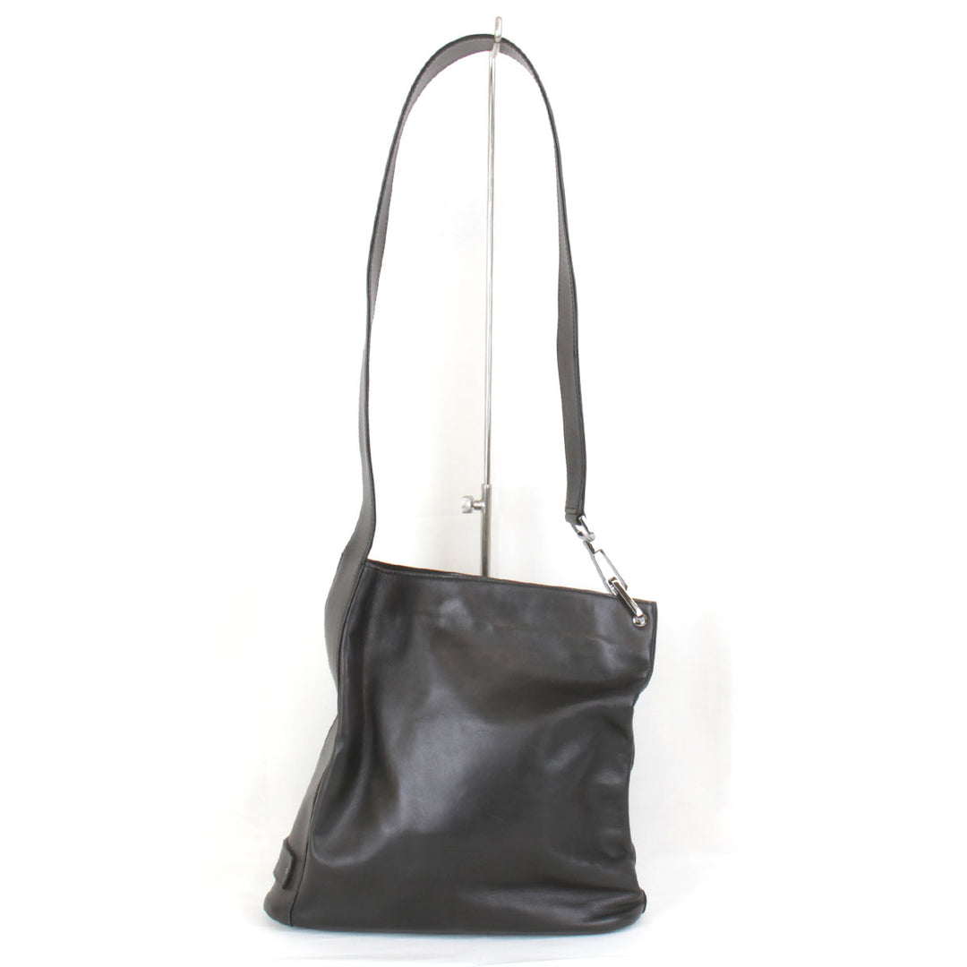 『USED』 
GUCCI グッチ 
 91761 ショルダーバッグ 
レザー ブラック
