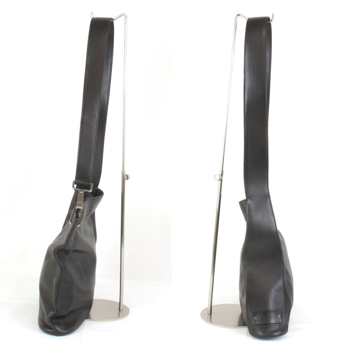 『USED』 
GUCCI グッチ 
 91761 ショルダーバッグ 
レザー ブラック