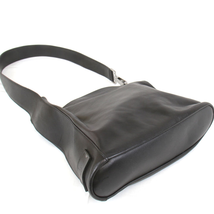 『USED』 
GUCCI グッチ 
 91761 ショルダーバッグ 
レザー ブラック