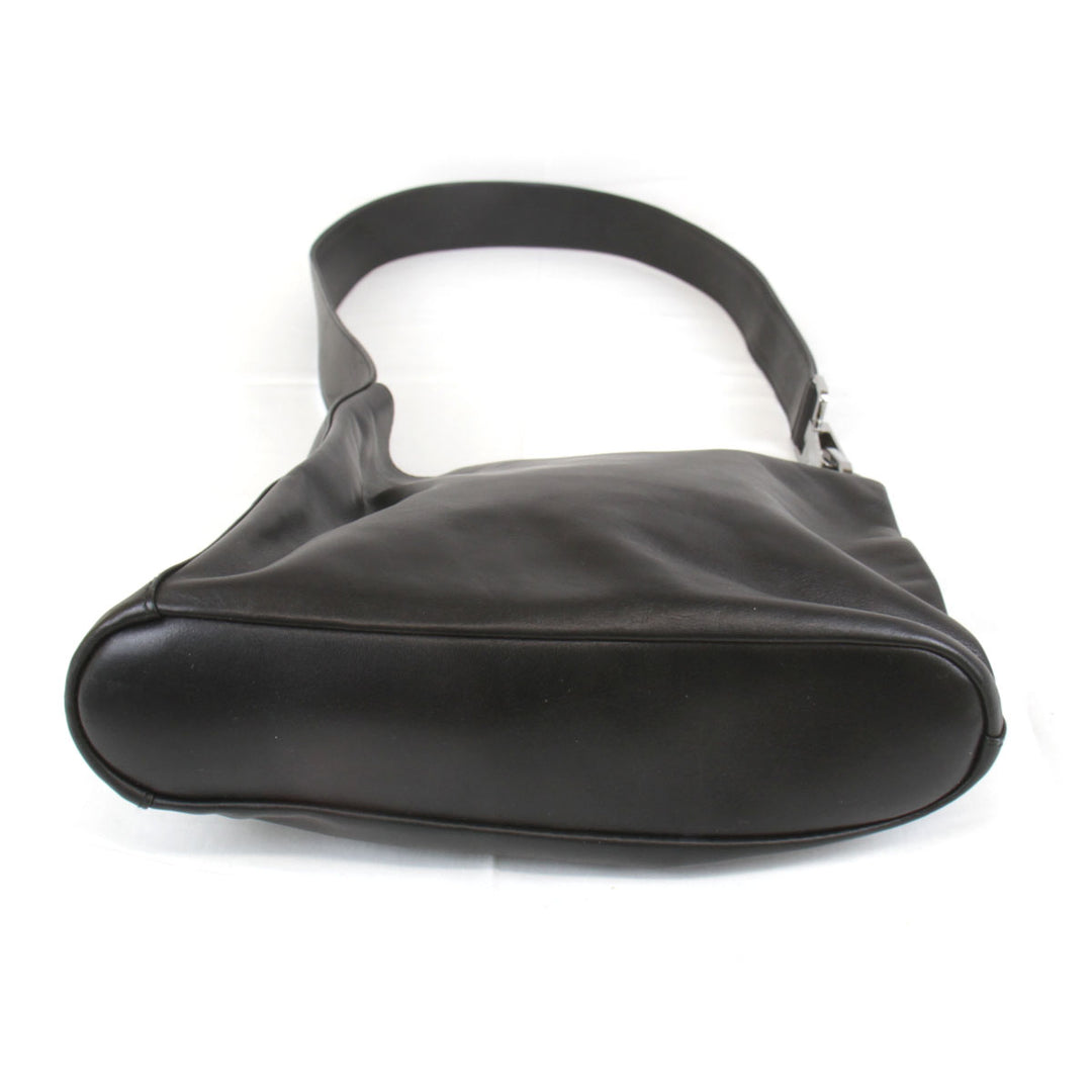 『USED』 
GUCCI グッチ 
 91761 ショルダーバッグ 
レザー ブラック