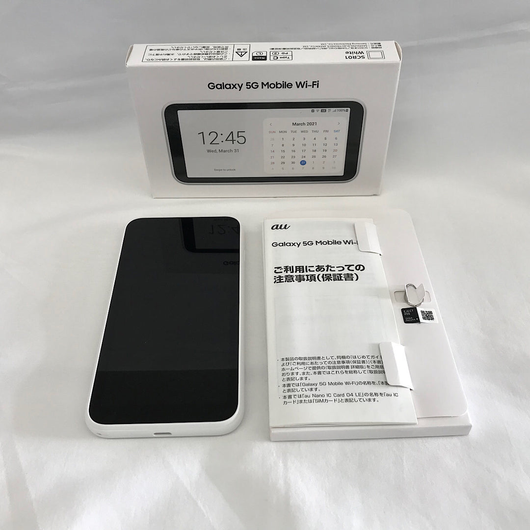 『USED』 
 
 Galaxy 5G mobile Wi-Fi SCR01 PC周辺機器