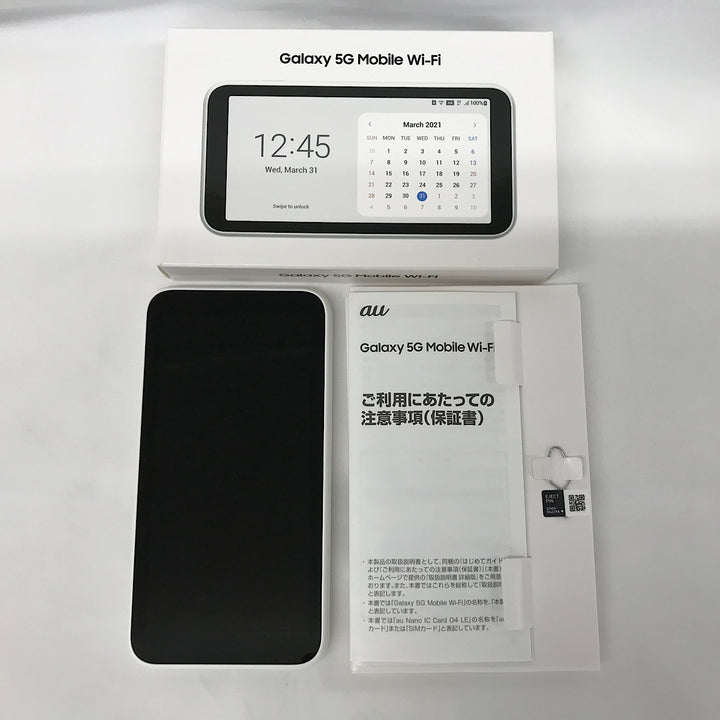 『USED』 
 
 Galaxy 5G mobile Wi-Fi SCR01 PC周辺機器