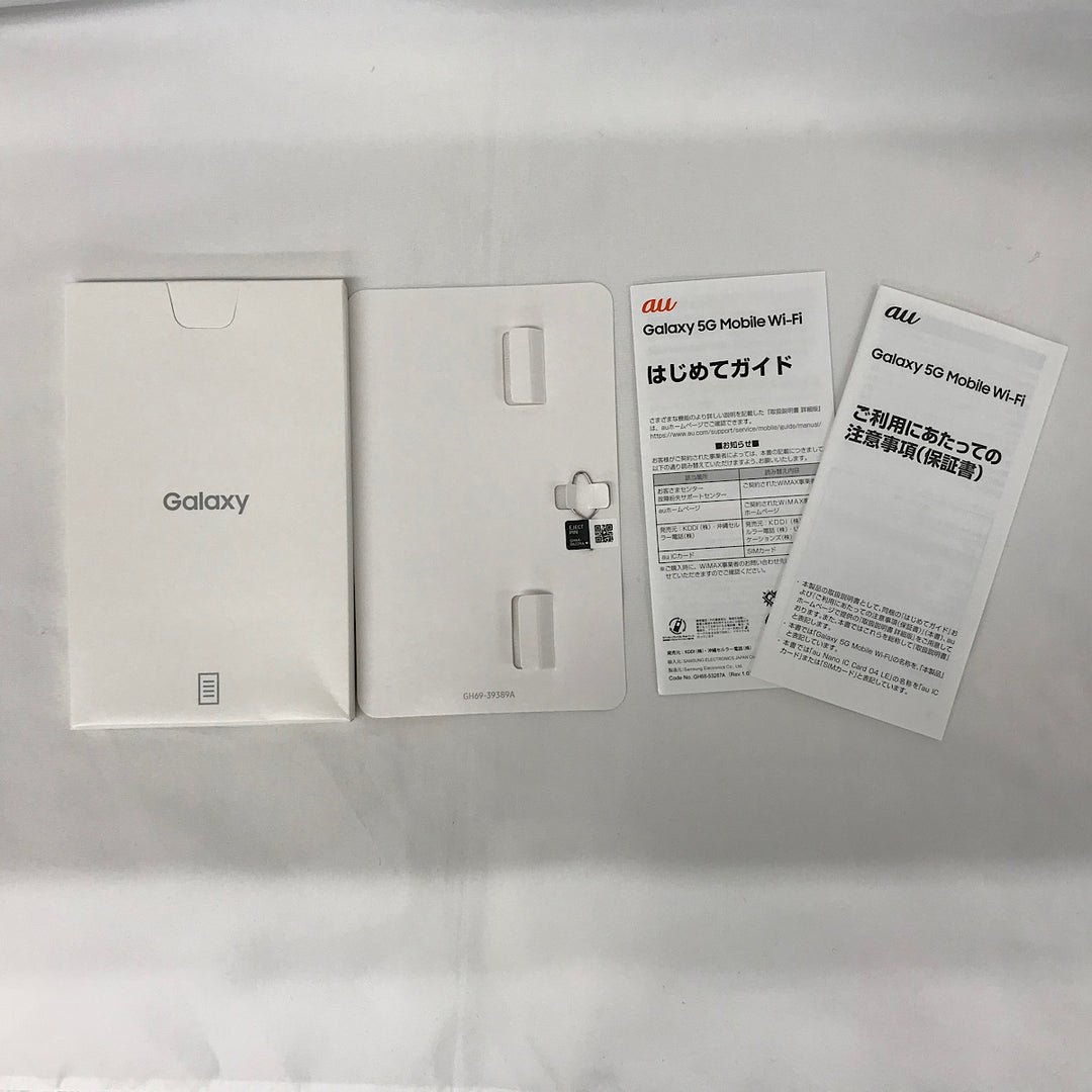 『USED』 
 
 Galaxy 5G mobile Wi-Fi SCR01 PC周辺機器
