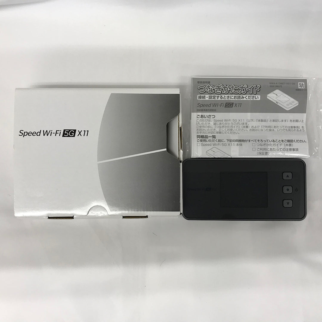 『USED』 
 
 speed Wi-Fi 5G X11 PC周辺機器