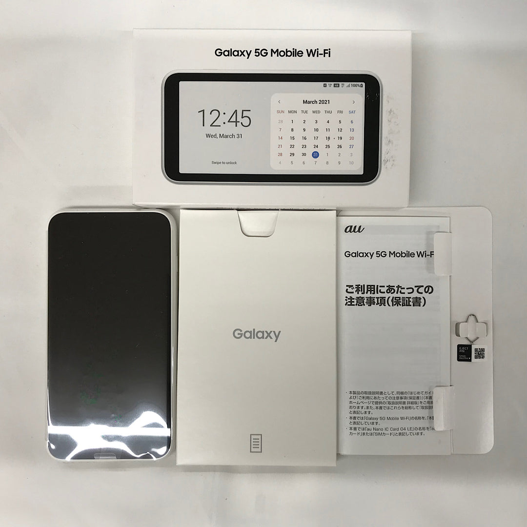 『USED』 
 
 Galaxy 5G mobile Wi-Fi SCR01 PC周辺機器