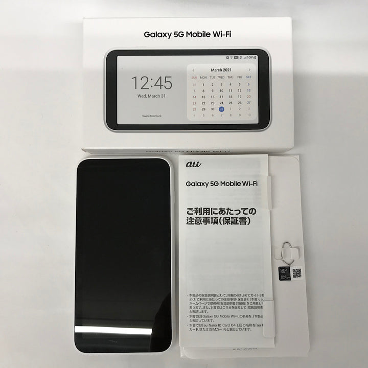 『USED』 
 
 Galaxy 5G mobile Wi-Fi SCR01 PC周辺機器