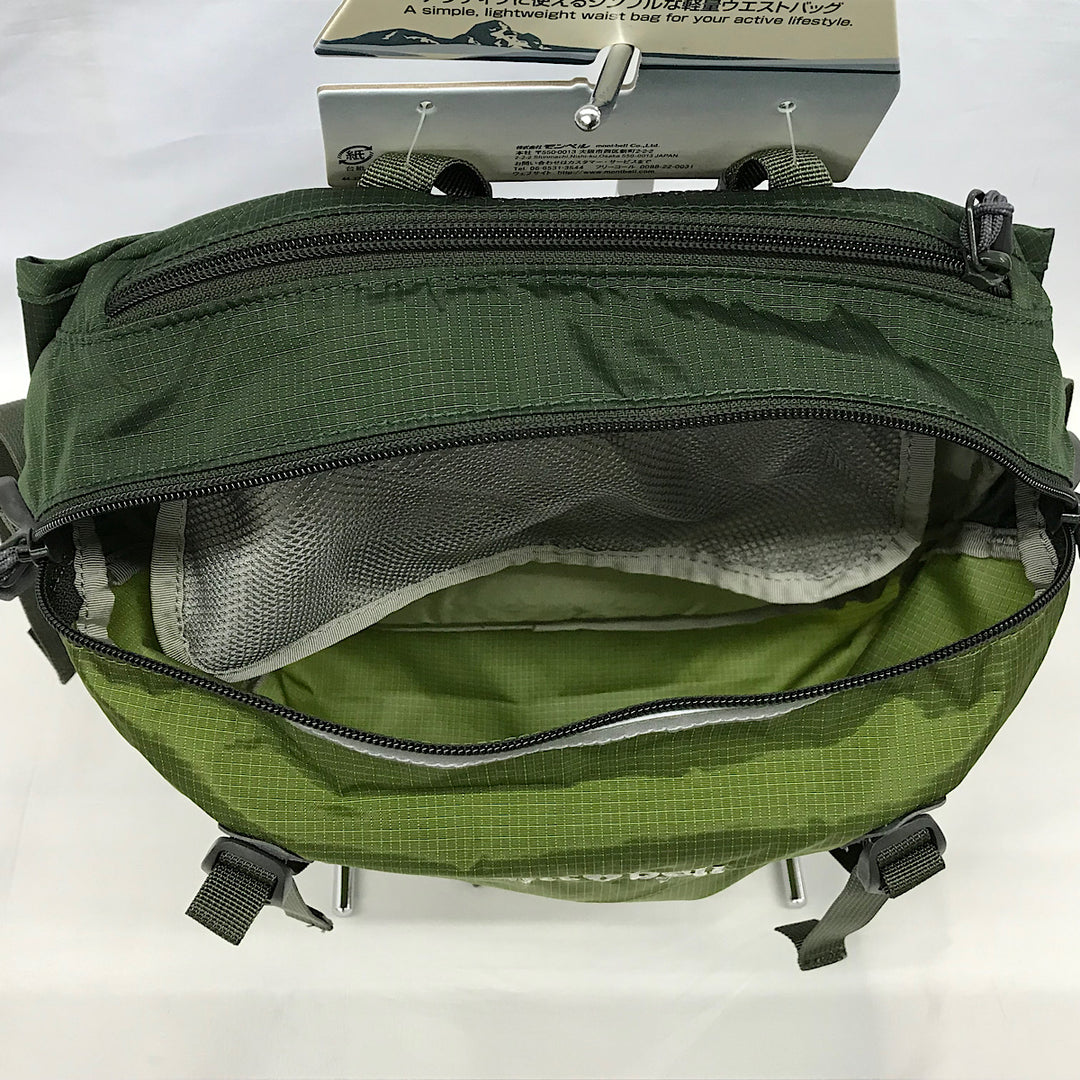『未使用品』 
 
 mont-bell トレールランバーバック7 カーキ 未使用 ウエストバッグ 
ナイロン カーキ