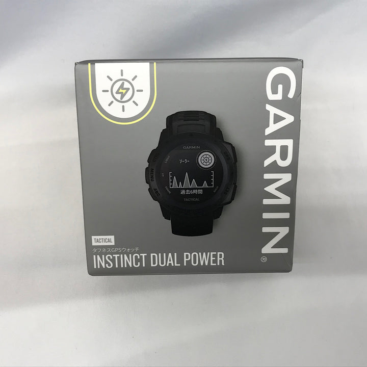 『USED』 
 GARMIN INSTINCT DUAL POWER スマートウォッチ 
腕時計
