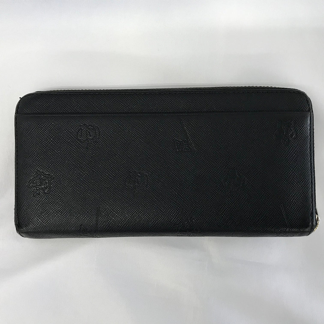 『USED』 
 
 PaulSmith ポールドローイング型押し財布 長財布 
 ブラック系