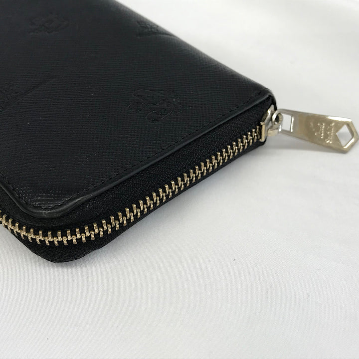 『USED』 
 
 PaulSmith ポールドローイング型押し財布 長財布 
 ブラック系