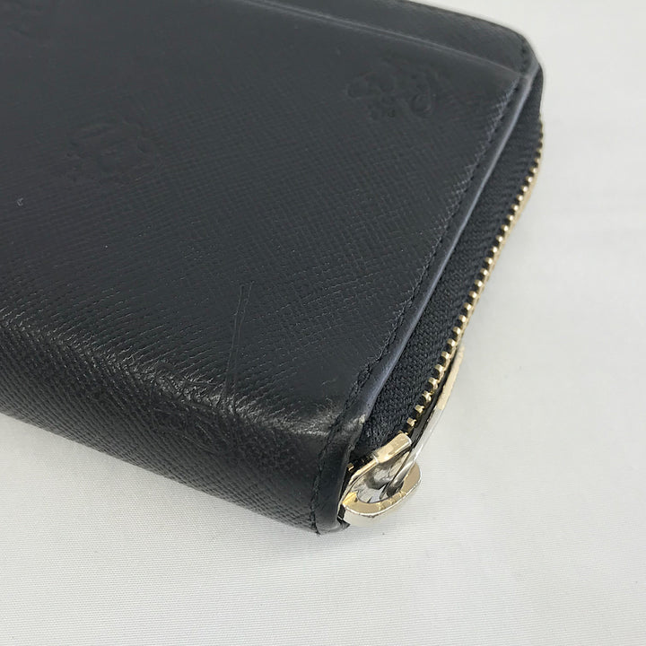 『USED』 
 
 PaulSmith ポールドローイング型押し財布 長財布 
 ブラック系