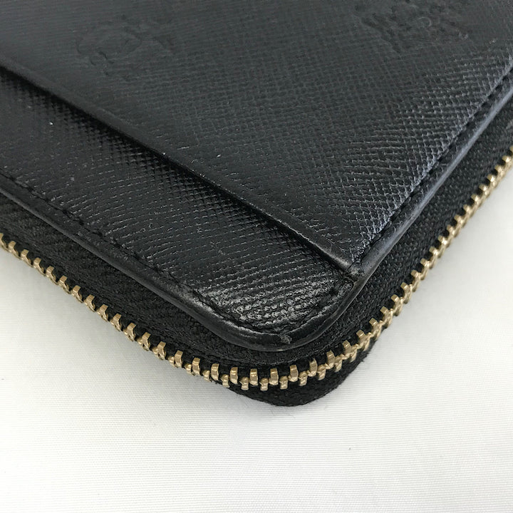 『USED』 
 
 PaulSmith ポールドローイング型押し財布 長財布 
 ブラック系