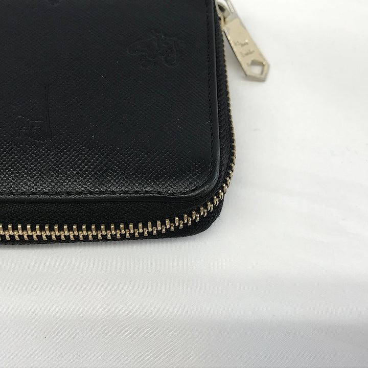 『USED』 
 
 PaulSmith ポールドローイング型押し財布 長財布 
 ブラック系