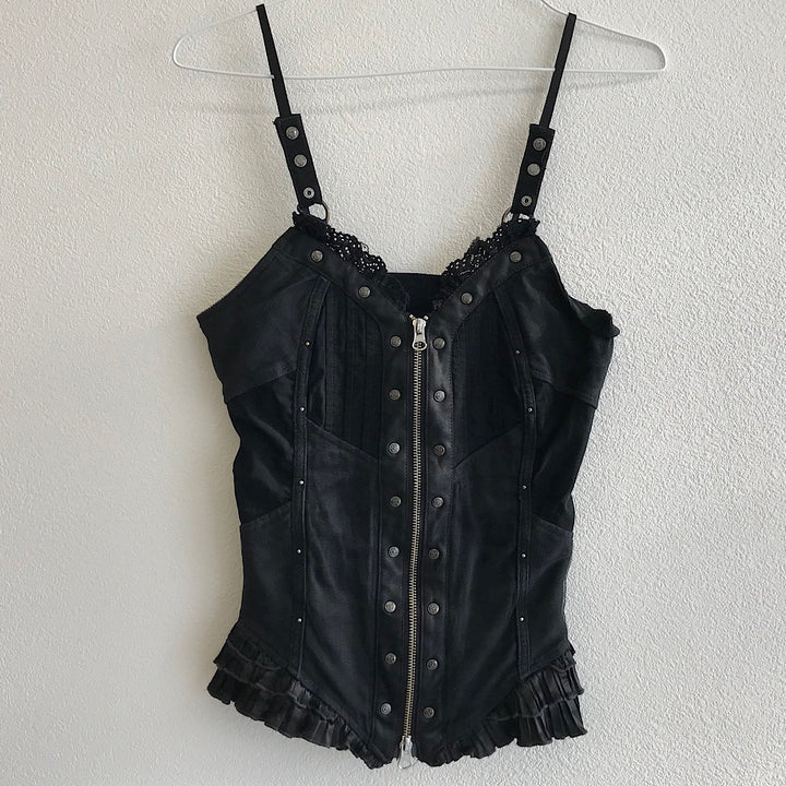 『USED』 
 
 OZZ Croce ビスチェ キャミソール 
 ブラック系