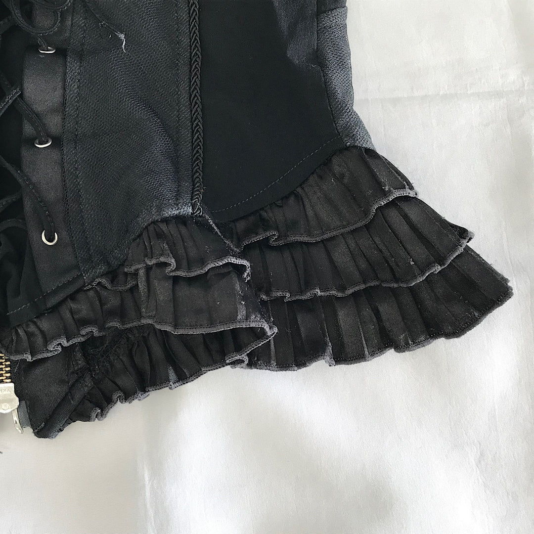 『USED』 
 
 OZZ Croce ビスチェ キャミソール 
 ブラック系
