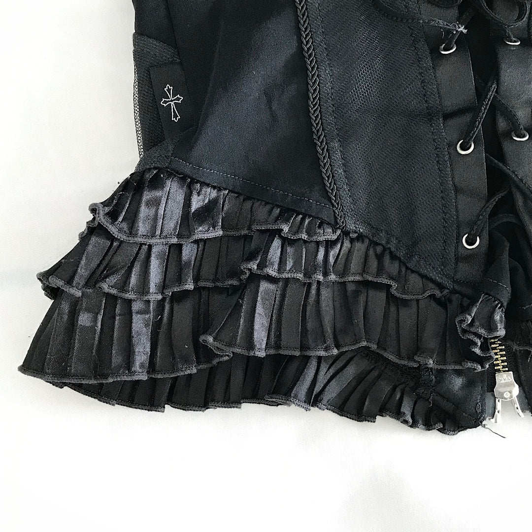 『USED』 
 
 OZZ Croce ビスチェ キャミソール 
 ブラック系
