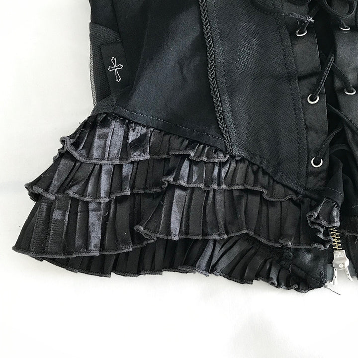 『USED』 
 
 OZZ Croce ビスチェ キャミソール 
 ブラック系