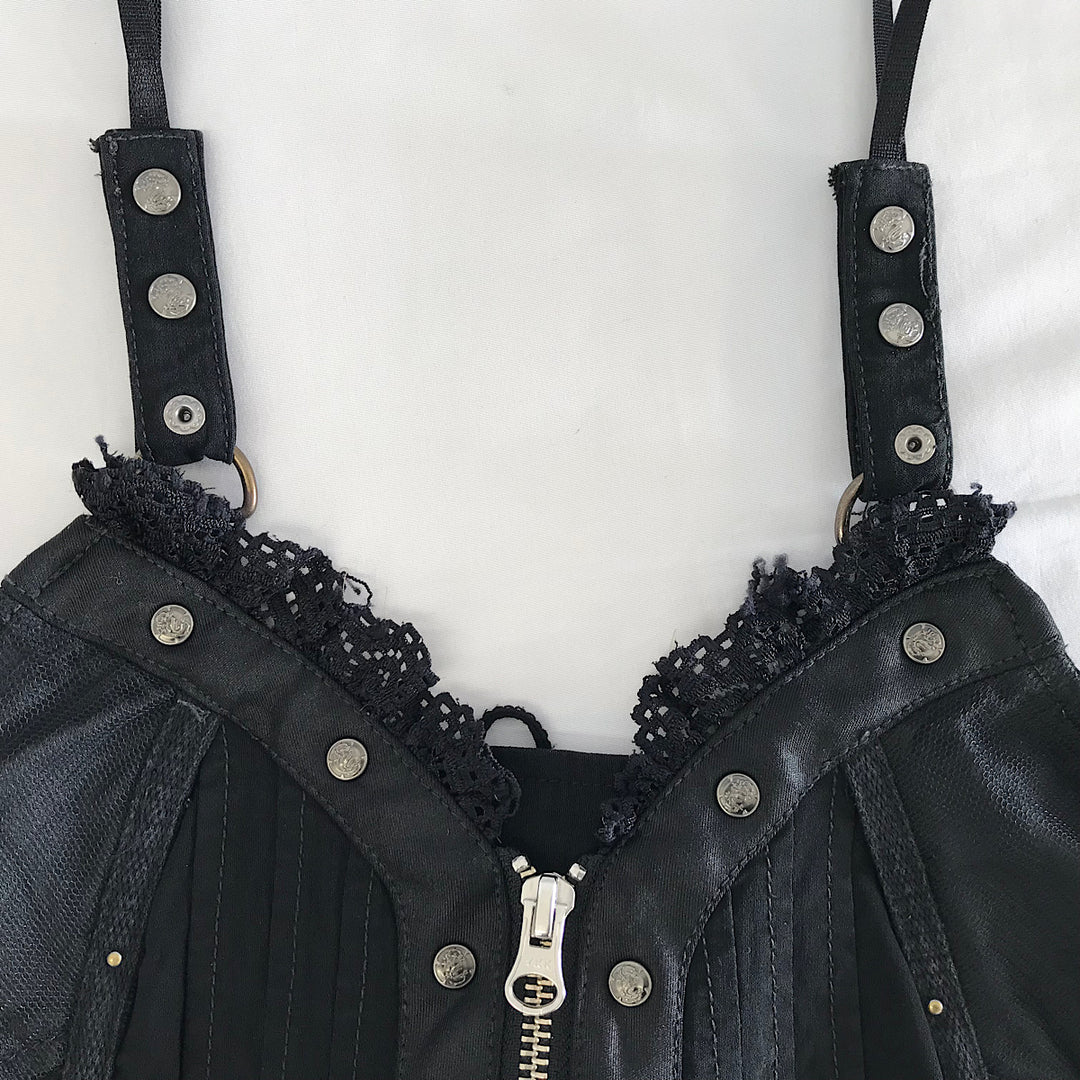 『USED』 
 
 OZZ Croce ビスチェ キャミソール 
 ブラック系