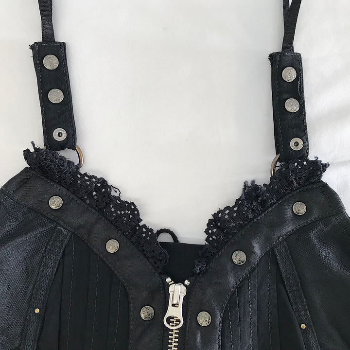 『USED』 
 
 OZZ Croce ビスチェ キャミソール 
 ブラック系