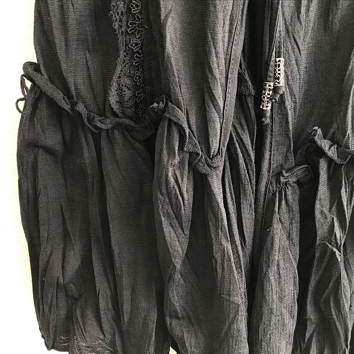『USED』 
 
 OZZ Croce レーストップス カーディガン 
 ブラック系