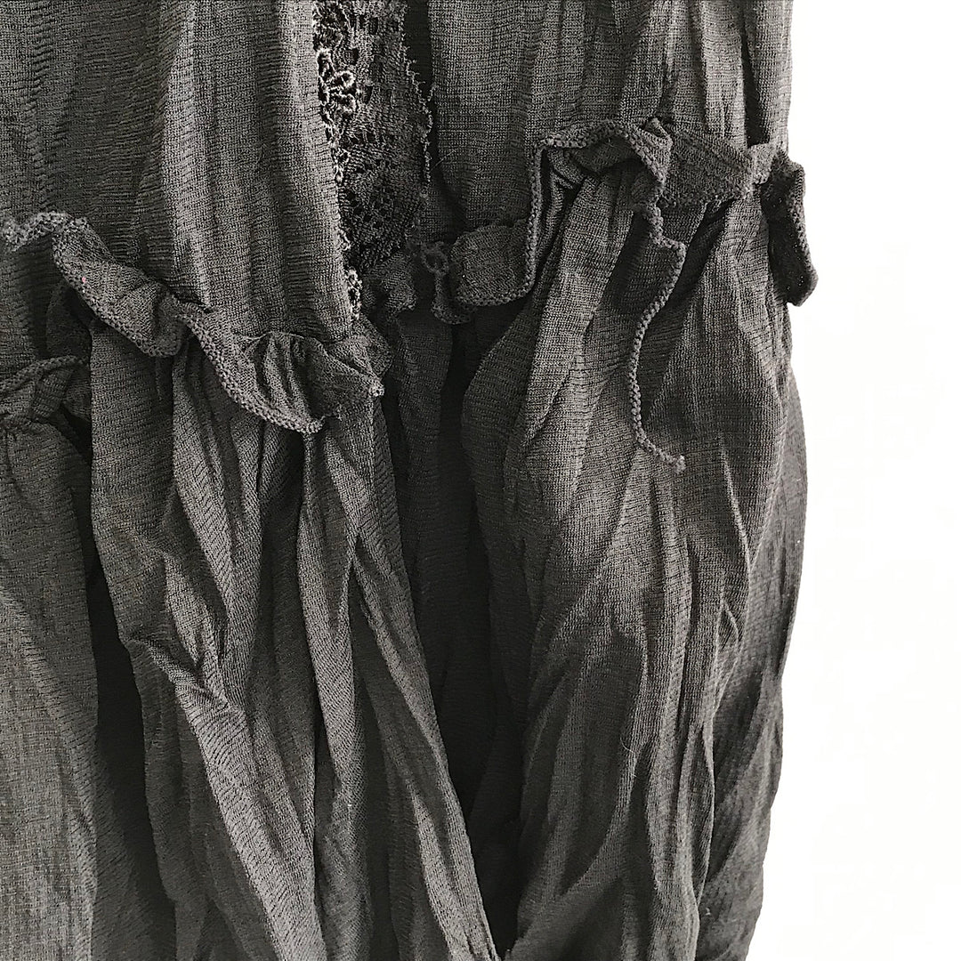 『USED』 
 
 OZZ Croce レーストップス カーディガン 
 ブラック系