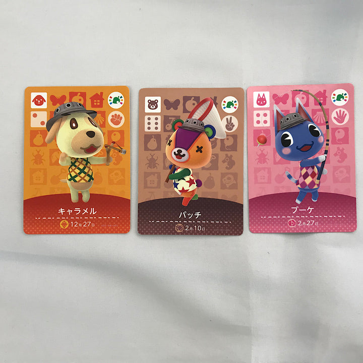 『USED』 
 
 amiiboカード どうぶつの森アミーボフェスティバル 3枚セット トレーディングカード
