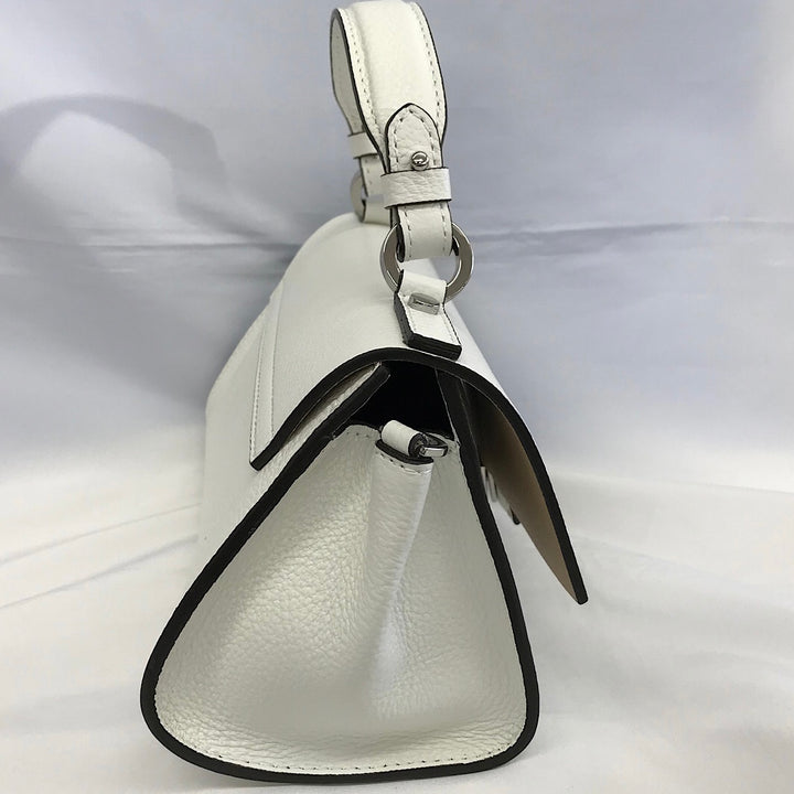 『USED』 
TOMORROWLAND トゥモローランド 
 DES PRES TOMORROWLAND ハンドバッグ ハンドバッグ 
レザー ホワイト系 美品