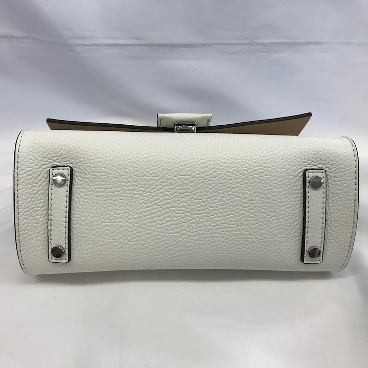 『USED』 
TOMORROWLAND トゥモローランド 
 DES PRES TOMORROWLAND ハンドバッグ ハンドバッグ 
レザー ホワイト系 美品