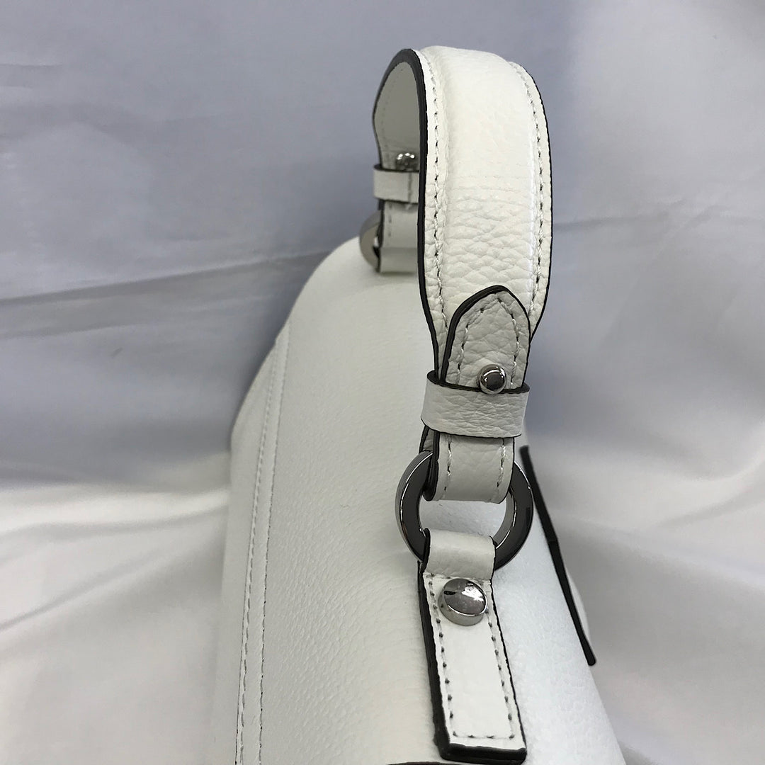 『USED』 
TOMORROWLAND トゥモローランド 
 DES PRES TOMORROWLAND ハンドバッグ ハンドバッグ 
レザー ホワイト系 美品
