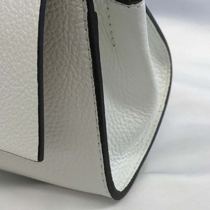 『USED』 
TOMORROWLAND トゥモローランド 
 DES PRES TOMORROWLAND ハンドバッグ ハンドバッグ 
レザー ホワイト系 美品