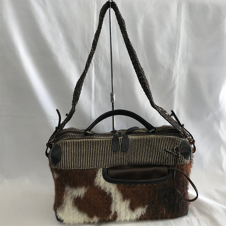 『USED』 
 
 JAMIN PUECH ジャマンピュエッシュ バッグ ショルダーバッグ 
ハラコ/牛革  ブラウン系