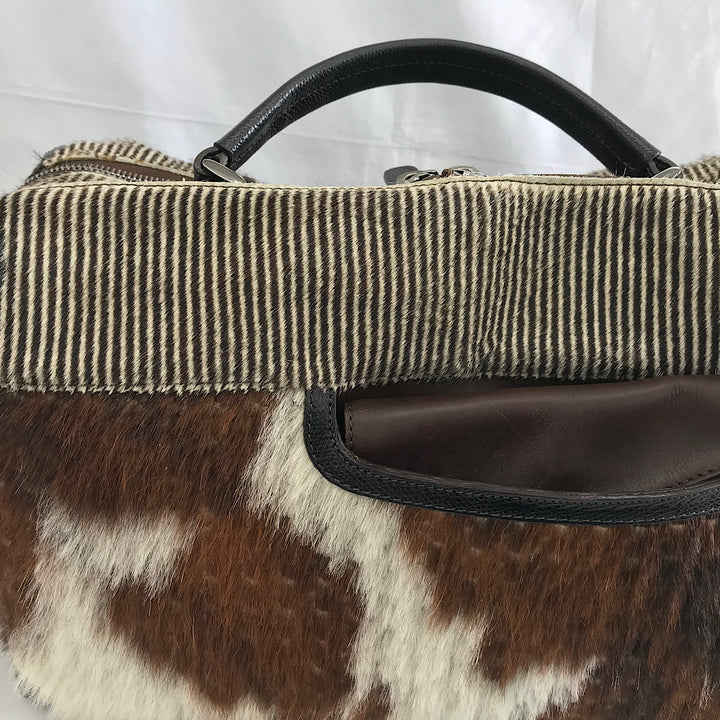 『USED』 
 
 JAMIN PUECH ジャマンピュエッシュ バッグ ショルダーバッグ 
ハラコ/牛革  ブラウン系
