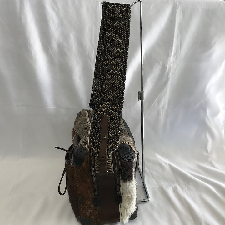 『USED』 
 
 JAMIN PUECH ジャマンピュエッシュ バッグ ショルダーバッグ 
ハラコ/牛革  ブラウン系
