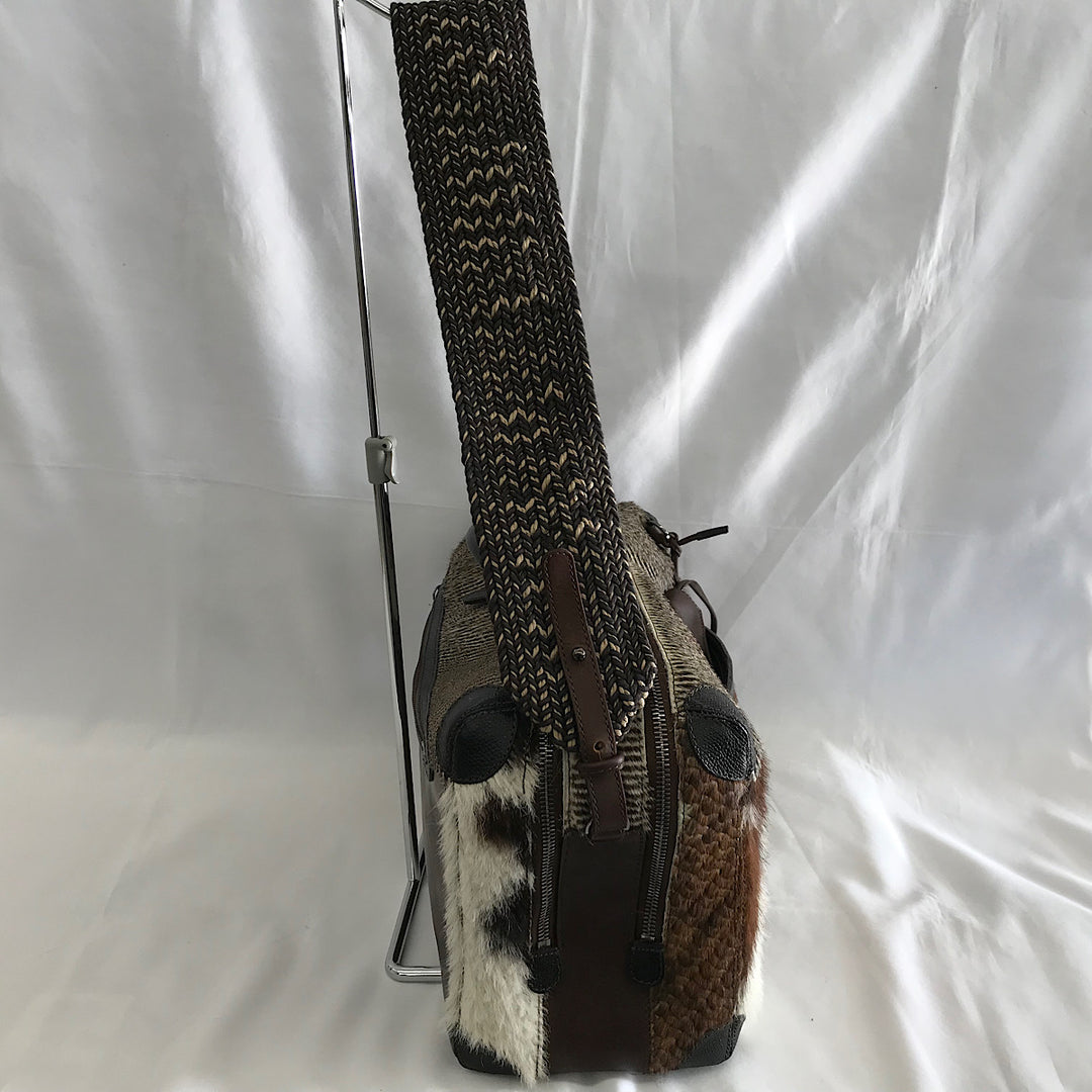 『USED』 
 
 JAMIN PUECH ジャマンピュエッシュ バッグ ショルダーバッグ 
ハラコ/牛革  ブラウン系