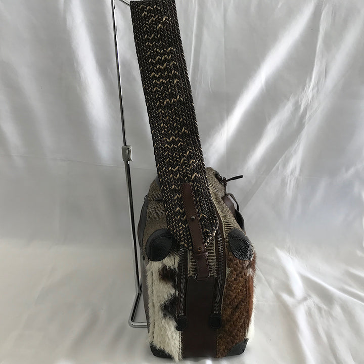 『USED』 
 
 JAMIN PUECH ジャマンピュエッシュ バッグ ショルダーバッグ 
ハラコ/牛革  ブラウン系
