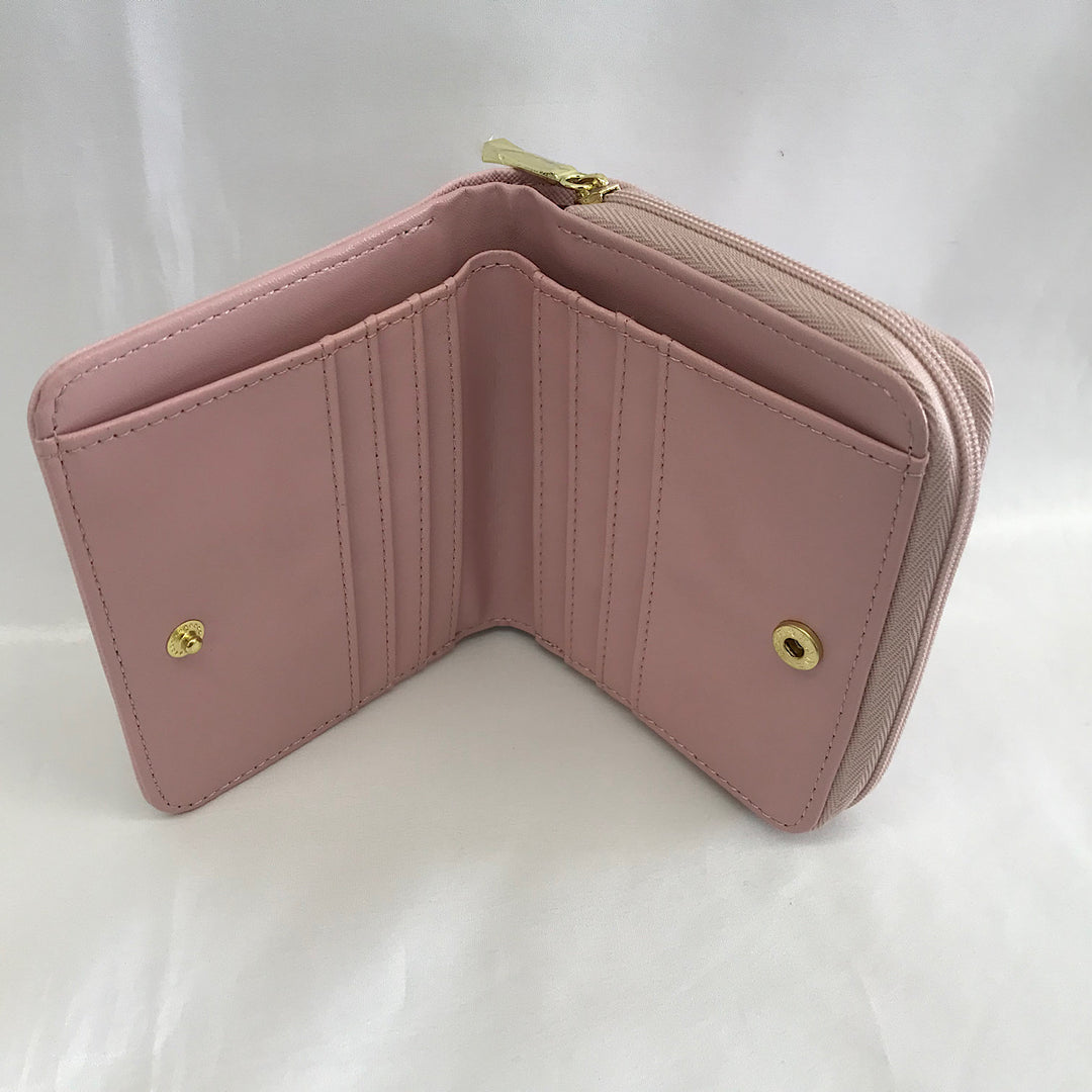 『USED』 
 
 mofu sand モフサンド 財布 二つ折り財布 
 ピンク系