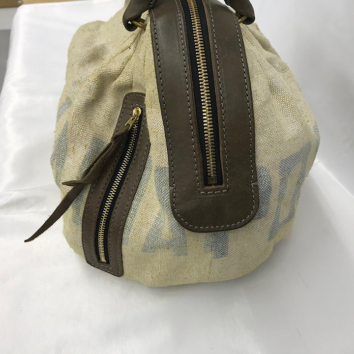 『USED』 
 
 デレコーゼ delle cose バッグ ハンドバッグ 
キャンバス/レザー  画像でご確認ください。