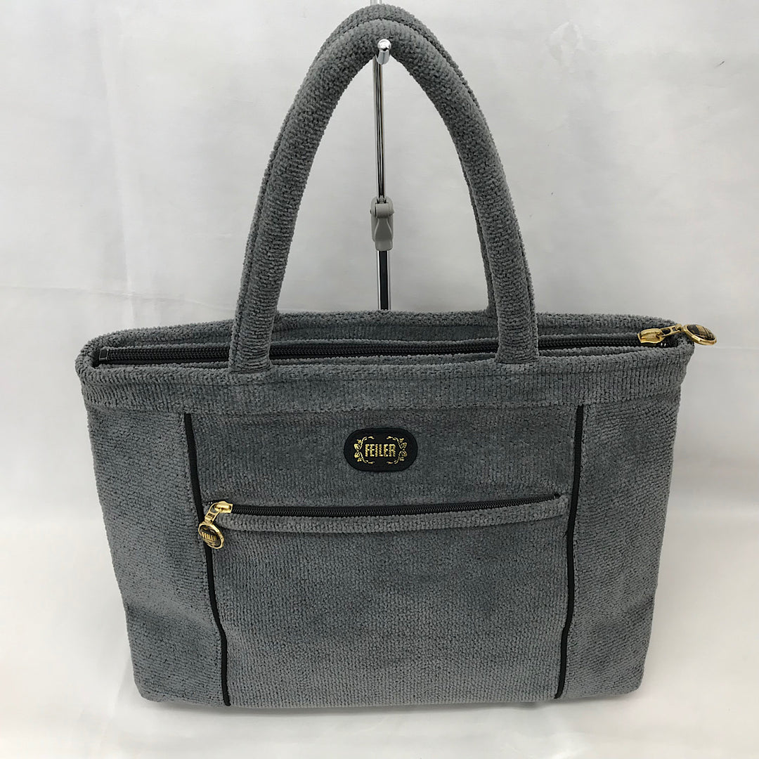 『USED』 
FEILER フェイラー 
 FEILER バッグ ハンドバッグ 
 グレー系