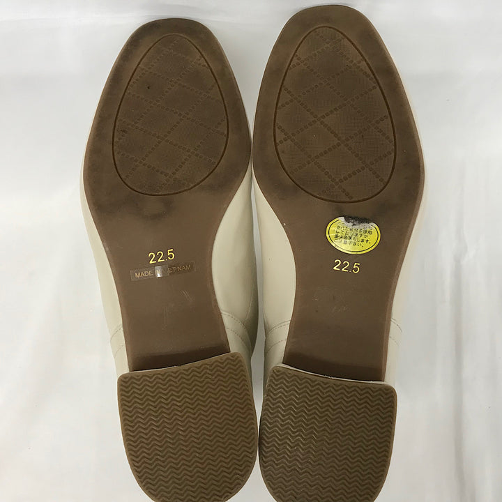 『USED』 
 
 cava cava サヴァサヴァ ブーツ 22.5cm ブーツ 
レザー ホワイト系